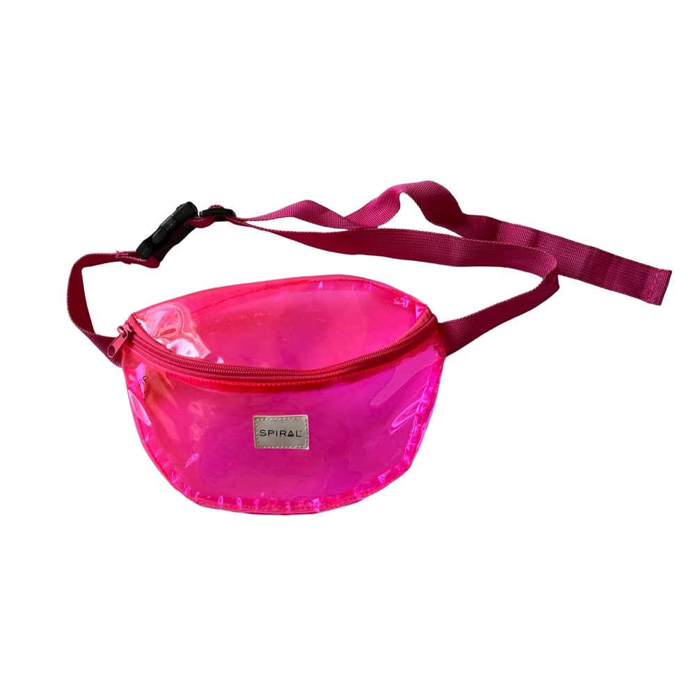 Hot Pink Clear Fanny Pack